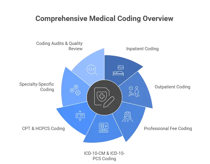diagram of serives provided by company